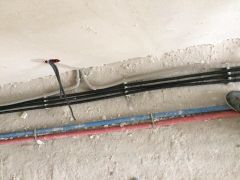 Прокладка кабеля ВВГ